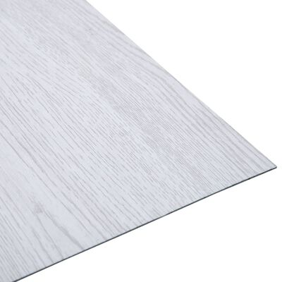 vidaXL Samolepicí podlahové desky 5,11 m² PVC bílé
