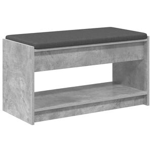 vidaXL Chodbičkov&aacute; lavice Betonově &Scaron;ed&aacute; 83 x 38 x 45 cm