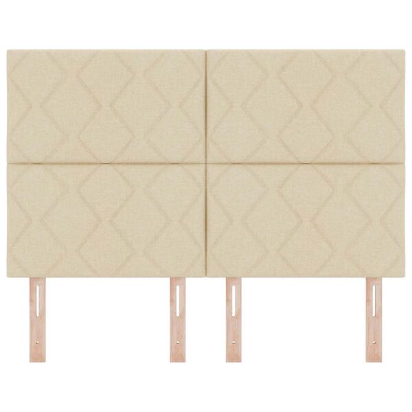 vidaXL Čelo postele Kr&eacute;mov&aacute; 160 cm textil