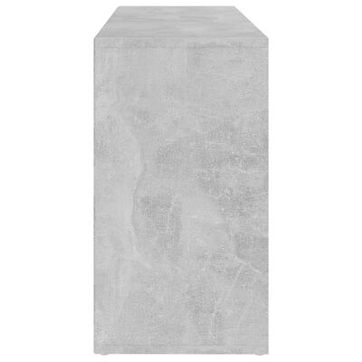 vidaXL Lavice s botníkem betonově šedá 103 x 30 x 54,5 cm dřevotříska