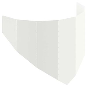 vidaXL Okraj tr&aacute;vn&iacute;ku 100 x 45 cm Ocel B&iacute;l&aacute;