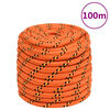 vidaXL Lodn&iacute; lano oranžov&eacute; 18 mm 100 m polypropylen