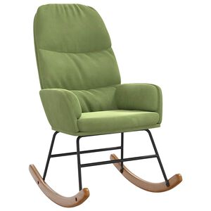 vidaXL Houpac&iacute; židle světle zelen&aacute; samet