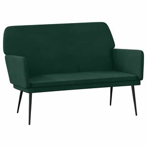 vidaXL Lavice tmavě zelen&aacute; 108 x 79 x 79 cm samet