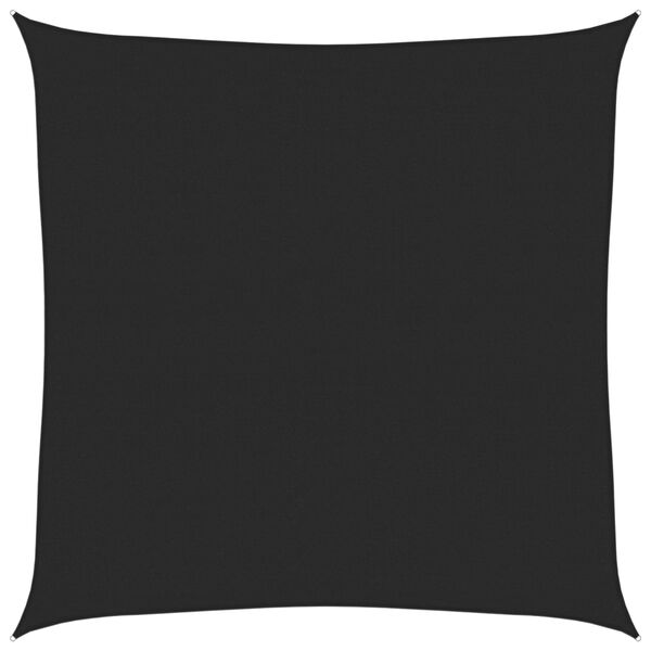vidaXL St&iacute;n&iacute;c&iacute; plachta 160 g/m&sup2; čern&aacute; 6 x 6 m HDPE
