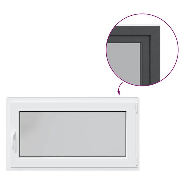 vidaXL Sklepn&iacute; okno RISOR 110x60 cm sklopn&eacute;&otočn&eacute; DIN prav&eacute;