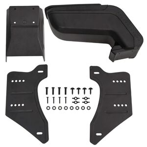 vidaXL Loketn&iacute; opěrka univerz&aacute;ln&iacute; čern&aacute; 14 x 30 x (32&ndash;48,5) cm ABS