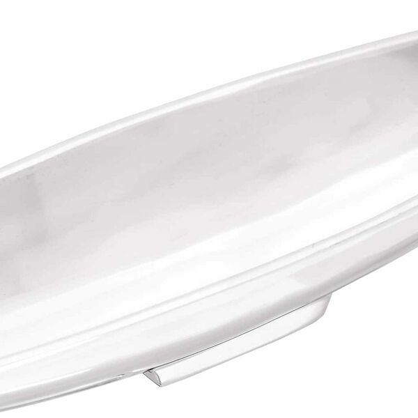 vidaXL Koš na ovoce Stříbrná 54 x 9 x 10 cm Hliník