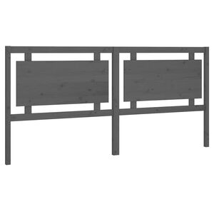 vidaXL Čelo postele &scaron;ed&eacute; 205,5 x 4 x 100 cm masivn&iacute; borovice