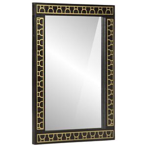 vidaXL Koupelnov&eacute; zrcadlo 50 x 70 x 2,5 cm masivn&iacute; mangovn&iacute;k a sklo