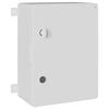 vidaXL Ovl&aacute;dac&iacute; skř&iacute;ň &Scaron;ed&aacute; 37 x 19,5 x 40 cm ABS plast