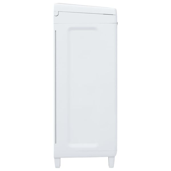 vidaXL Venkovní odpadkový koš se 3 pytli tmavě šedý 65 x 38 x 102 cm