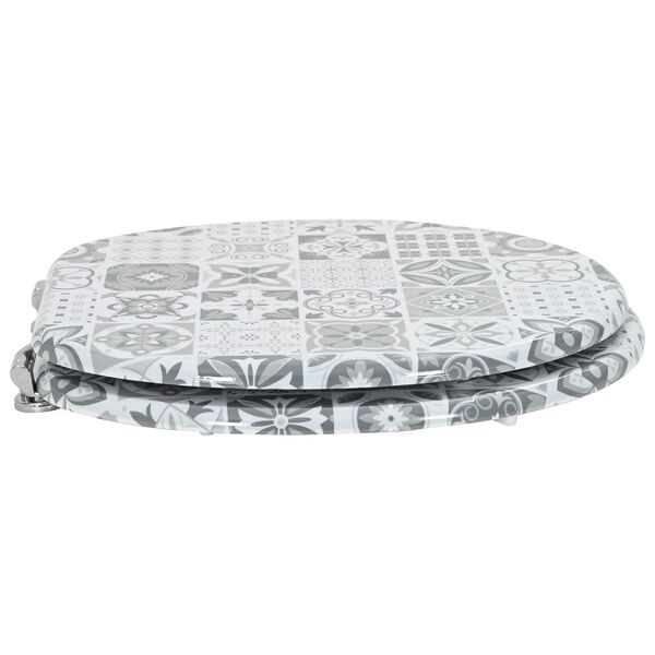 vidaXL Toaletn&iacute; prkno &Scaron;ed&aacute; 44 x 38 cm MDF deska