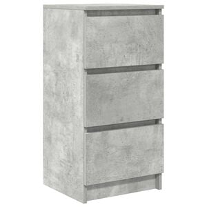 vidaXL Př&iacute;born&iacute;k betonově &scaron;ed&yacute; 37,5x35x76 cm kompozitn&iacute; dřevo