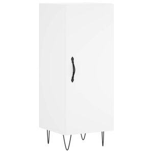 vidaXL Př&iacute;born&iacute;k b&iacute;l&yacute; 34,5 x 34 x 90 cm kompozitn&iacute; dřevo