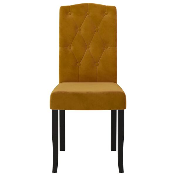 vidaXL j&iacute;deln&iacute; židle 2 ks hněd&eacute; samet