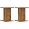 vidaXL Stojany na rostliny 2 ks dub artisan 30 x 30 x 40 cm kompozit