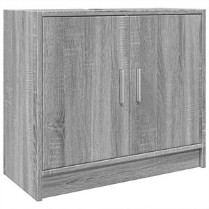vidaXL Skř&iacute;ňka pod umyvadlo &scaron;ed&aacute; sonoma 63x29x55 cm kompozitn&iacute; dřevo