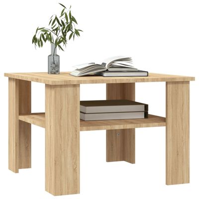 vidaXL Konferenční stolek dub sonoma 60 x 60 x 42 cm dřevotříska