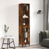 vidaXL Skř&iacute;ň highboard kouřov&yacute; dub 34,5 x 34 x 180 cm kompozitn&iacute; dřevo
