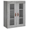 vidaXL Skř&iacute;ň highboard &scaron;ed&aacute; sonoma 69,5 x 34 x 180 cm kompozitn&iacute; dřevo