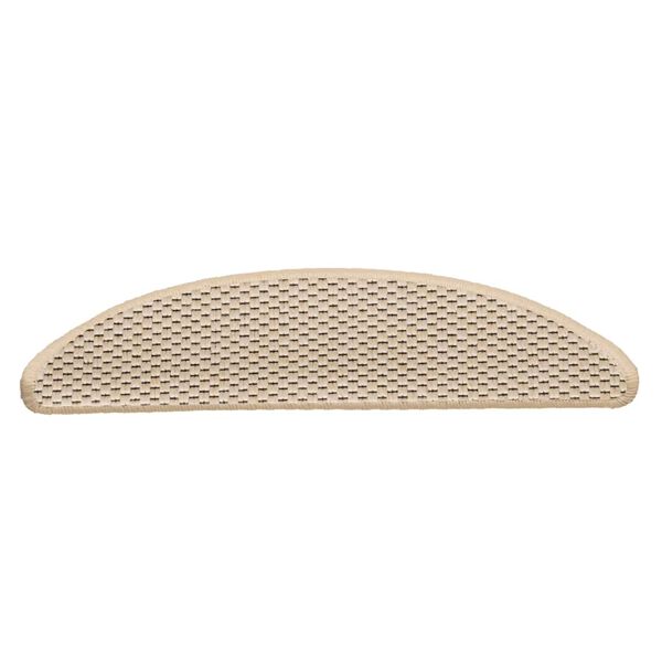 vidaXL Samolepic&iacute; rohože na schody Sisal-Look 30 ks 56x17x3 cm Berber