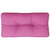 vidaXL Podu&scaron;ka na palety růžov&aacute; 80 x 40 x 12 cm textil