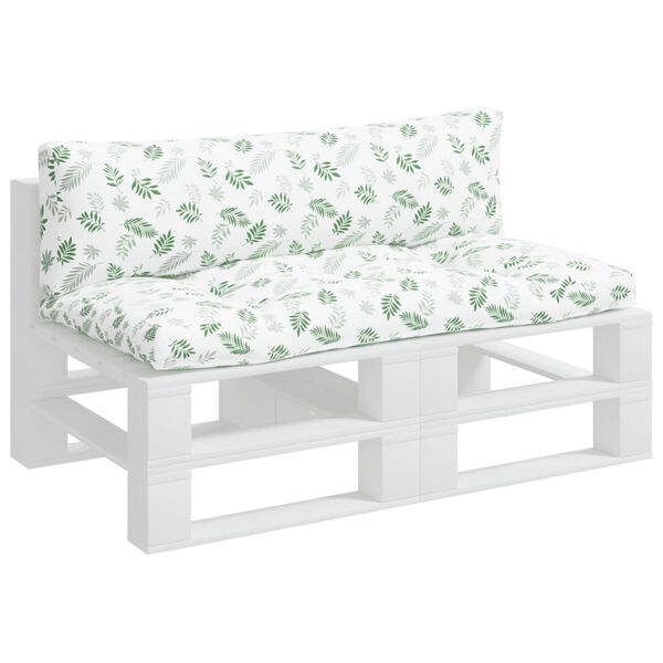 vidaXL Podu&scaron;ky na n&aacute;bytek z palet 2 ks vzor listů oxford