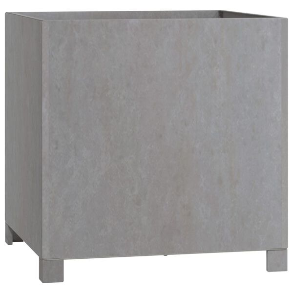 vidaXL Truhlík s nohami rezavý 50 x 50 x 50 cm cortenová ocel