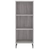 vidaXL Skř&iacute;ň highboard &scaron;ed&aacute; sonoma 34,5 x 34 x 180 cm kompozitn&iacute; dřevo