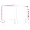 vidaXL Čelo postele s čelo Kr&eacute;mov&aacute; 180 cm Uměl&aacute; kůže