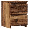 vidaXL Nočn&iacute; stolek old wood 30 x 30 x 40 cm kompozitn&iacute; dřevo
