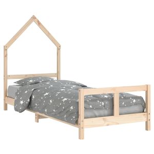 vidaXL Dětsk&aacute; postel 80 x 200 cm masivn&iacute; borov&eacute; dřevo
