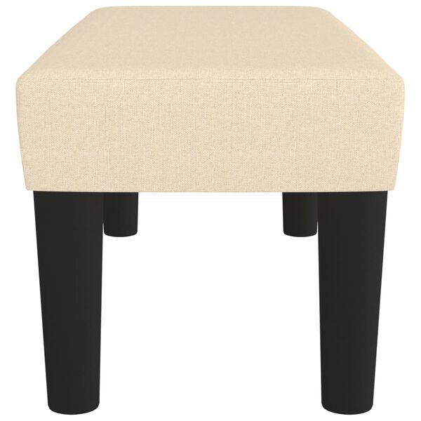 vidaXL Lavice krémová 70 x 30 x 30 cm textil