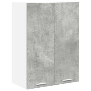 vidaXL Z&aacute;věsn&aacute; skř&iacute;ňka Betonově &scaron;ed&aacute; 60 x 31 x 80 cm kompozitn&iacute; dřevo
