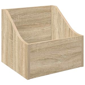 vidaXL Krabice na LP desky Dub sonoma 37 x 33 x 32 cm Kompozitn&iacute; dřevo