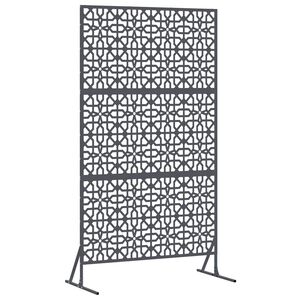 vidaXL Obrazovka pro soukrom&iacute; 100 x 50 x 180 cm Ocel Antracitov&aacute;