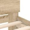 vidaXL Postel bez matrace s čelem dub sonoma 90 x 190 cm