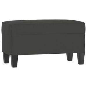 vidaXL Lavice tmavě &scaron;ed&aacute; 70x35x41 cm tkanina z mikrovl&aacute;kna