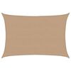 vidaXL St&iacute;nic&iacute; plachta 160 g/m&sup2; taupe 5 x 7 m HDPE