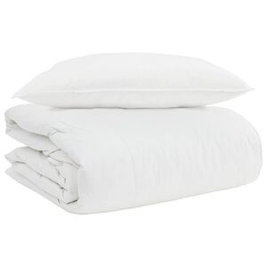 vidaXL 2-in-1 Duvet s pol&scaron;t&aacute;řem 2 ks B&iacute;l&aacute; Peř&iacute;