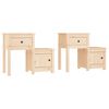 vidaXL Nočn&iacute; stolky 2 ks 79,5 x 38 x 65,5 cm masivn&iacute; borov&eacute; dřevo