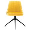 vidaXL J&iacute;deln&iacute; židle 6 ks žlut&eacute; samet