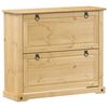 vidaXL Botn&iacute;k Corona 99 x 32 x 85 cm masivn&iacute; borov&eacute; dřevo