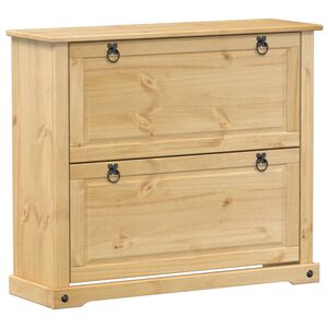 vidaXL Botn&iacute;k Corona 99 x 32 x 85 cm masivn&iacute; borov&eacute; dřevo