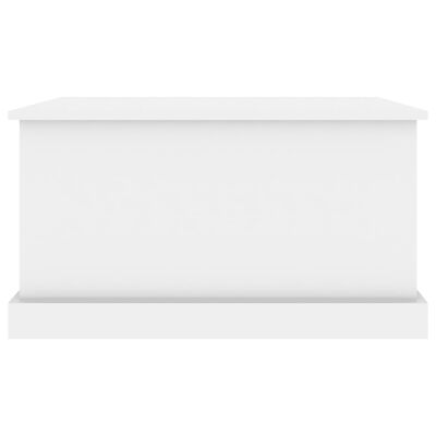 vidaXL Úložný box bílý s vysokým leskem 70x40x38 cm kompozitní dřevo