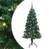vidaXL Rohov&yacute; uměl&yacute; v&aacute;nočn&iacute; stromeček Zelen&aacute; 150 cm PVC a kov