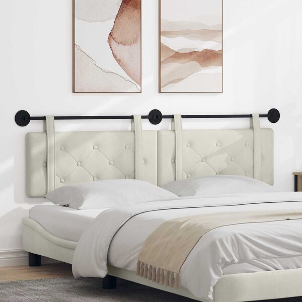 vidaXL Z&aacute;věsn&aacute; čeln&iacute; deska N&aacute;stěnn&yacute; Kr&eacute;mov&aacute; 170 x 55 x 5 cm samet