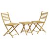 vidaXL 3d&iacute;ln&yacute; bistro set bambus
