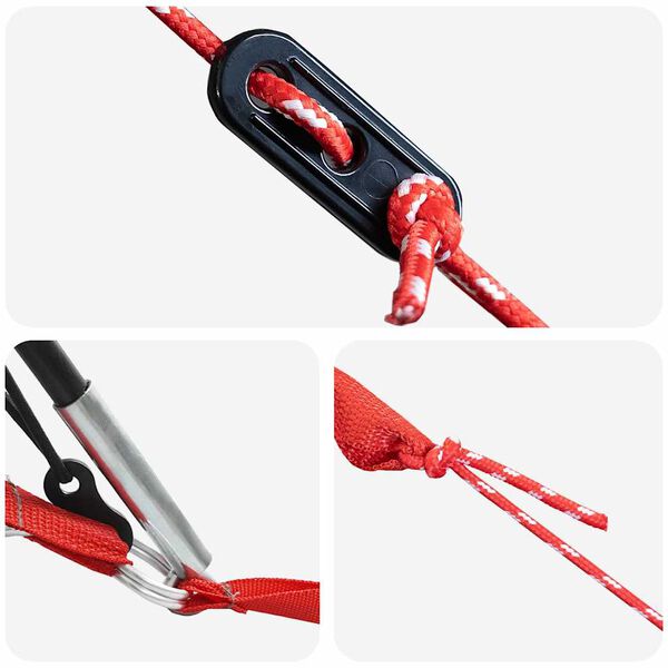 vidaXL Rodinný stan se střechou Šedá a oranžová 460 x 430 x 214 cm